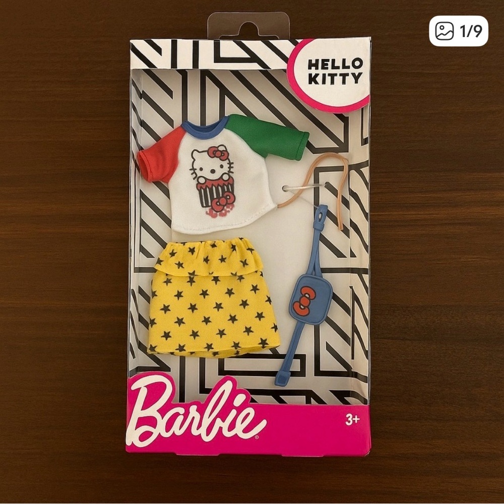 Barbie Hello Kitty Star Skirt Outfit Fashion Pack Mattel NIB